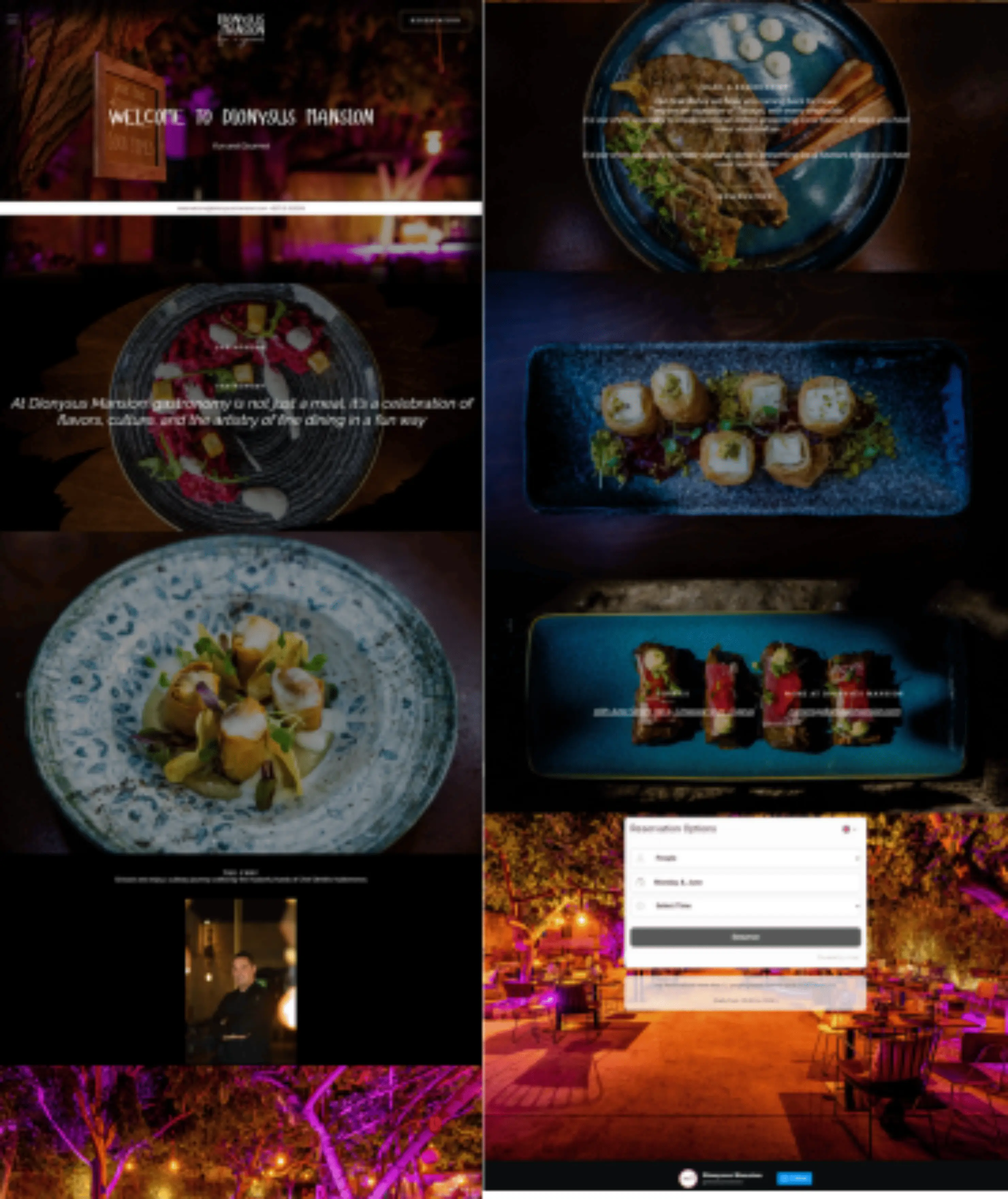 Dionysus Mansion – Premium Fine Dining & Restaurant Experience
