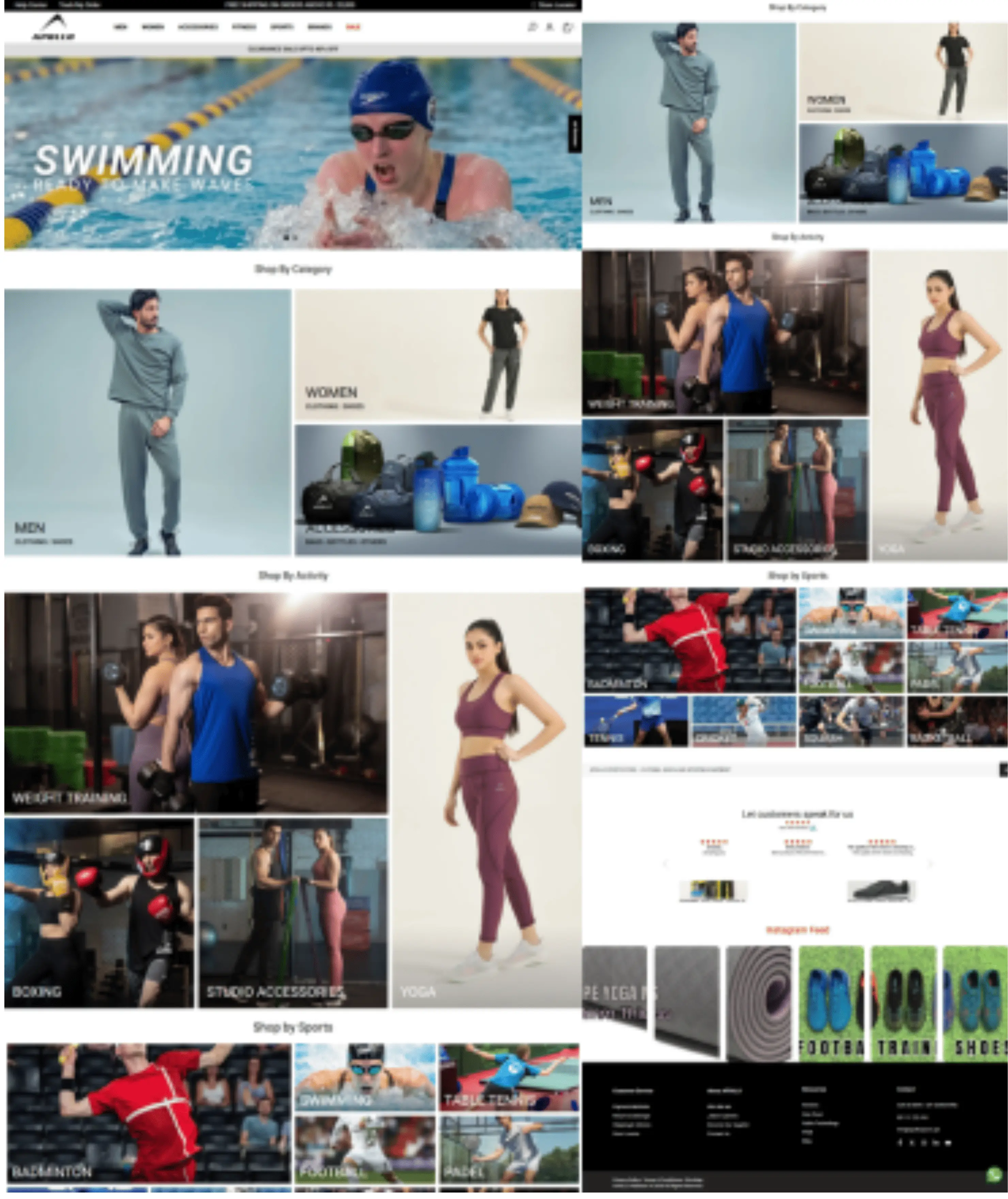 Multi-Category Sports & Fitness E-commerce Platform